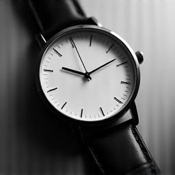 Minimalistické pánské hodinky v detailu